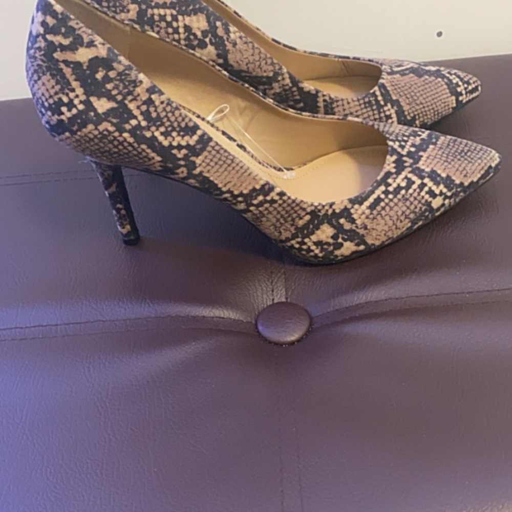 Snake print high heels  for woman size 9 - Picture 4 of 4